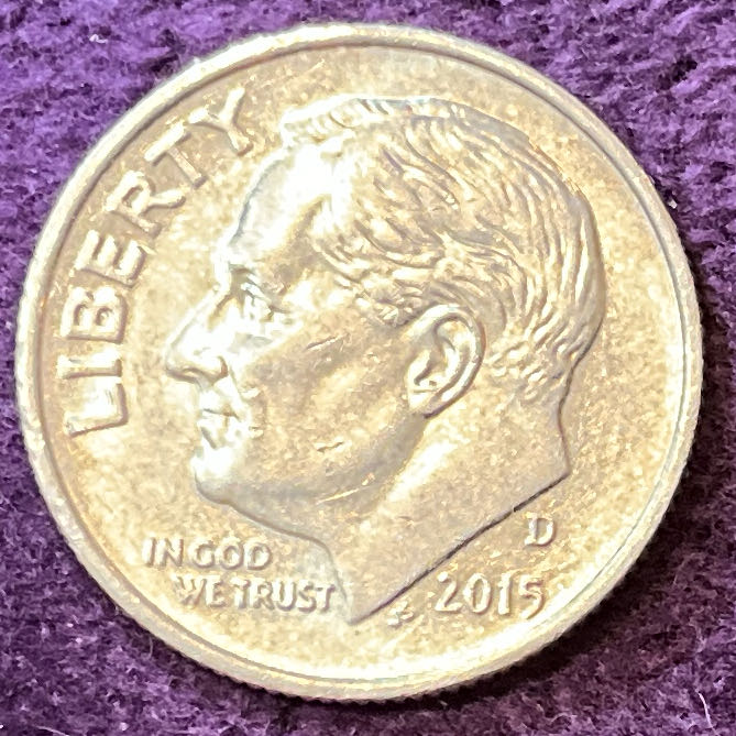 Dime 2015 D Roosevelt 9  coin collectible - Main Image 3