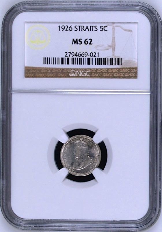 ¢5 | 1926 Straits  coin collectible - Main Image 3