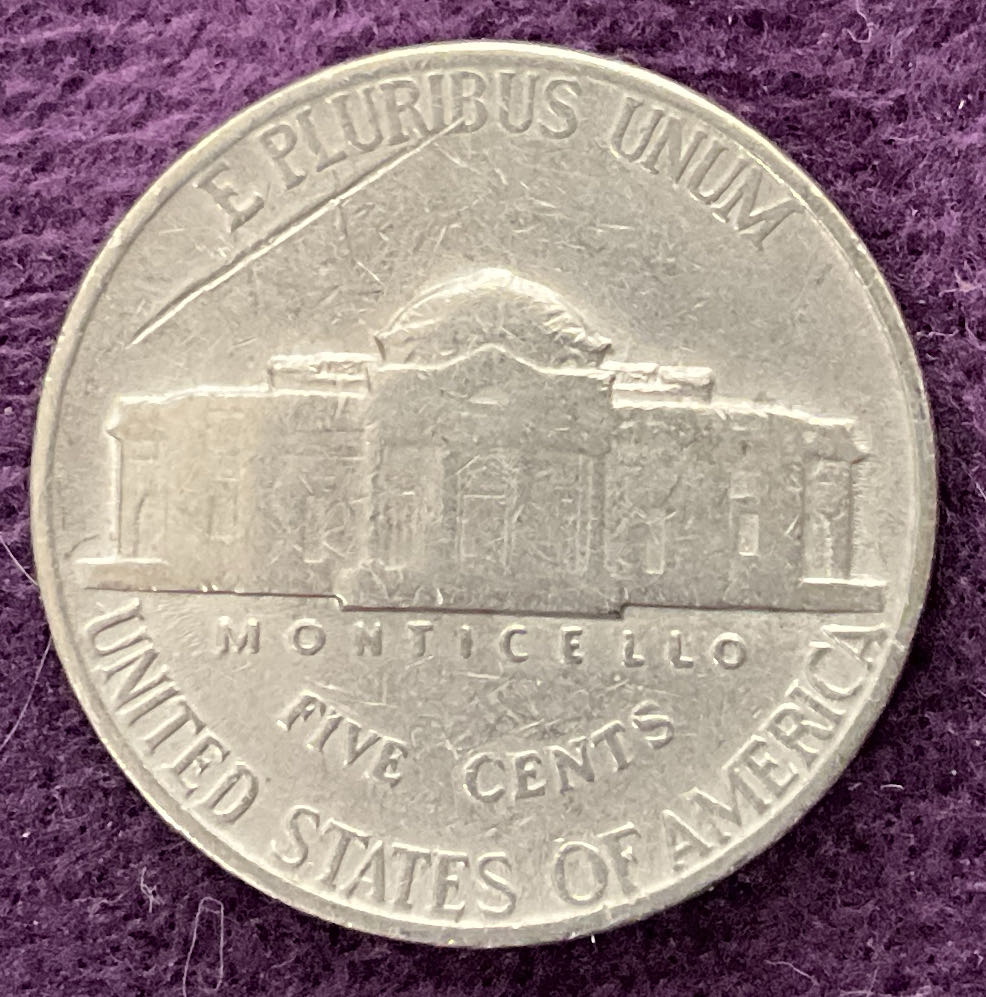 Nickel Jefferson 1940 5  coin collectible - Main Image 2