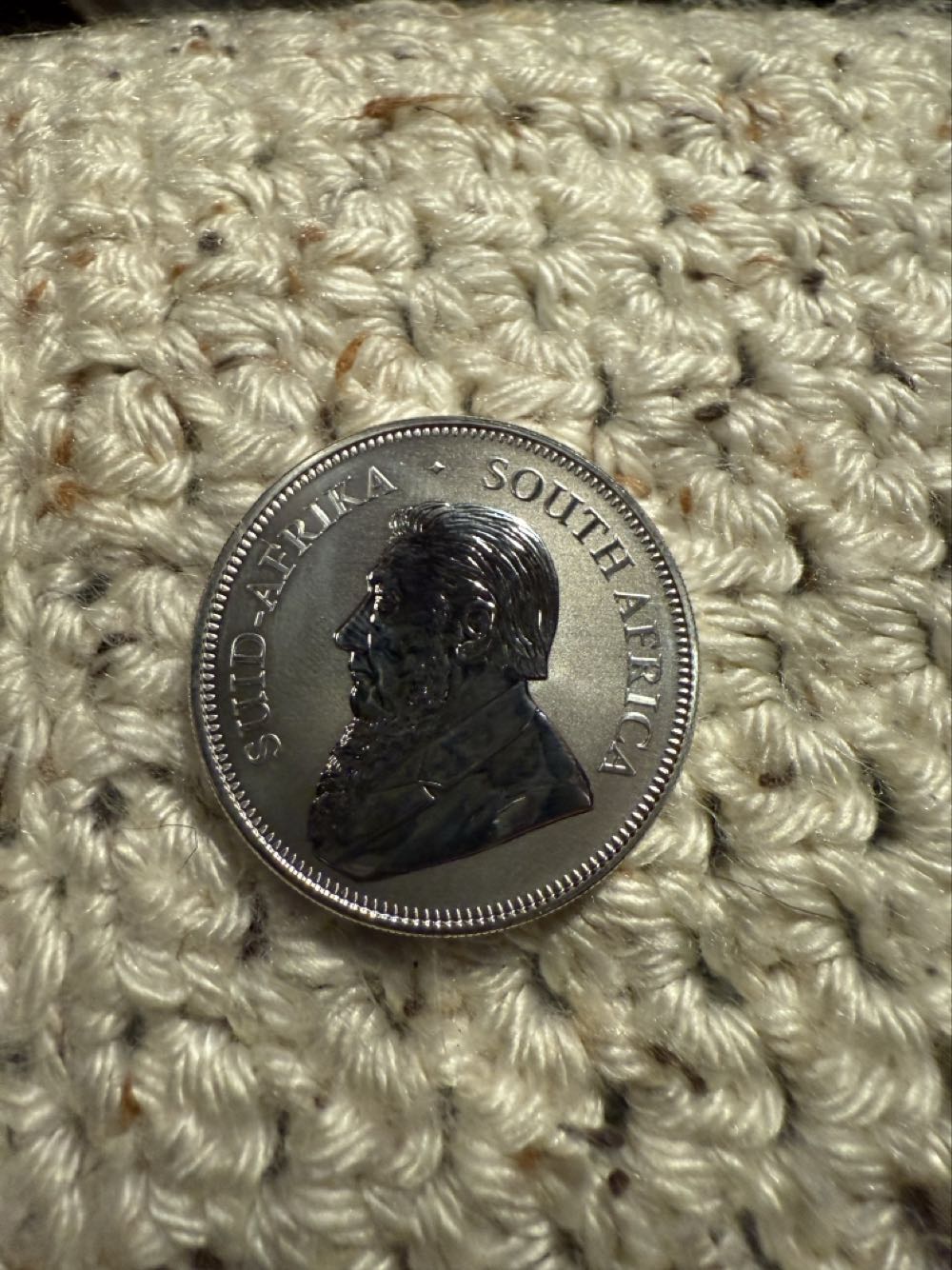 Krugerrand 2017 South Africa 1 oz Fine-Silver Krugerrand Premium Uncirculated One Of a Million  coin collectible - Main Image 2