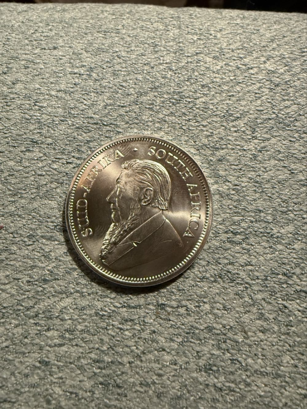 South Africa Krugerrand Silver 1oz 2022  coin collectible - Main Image 2