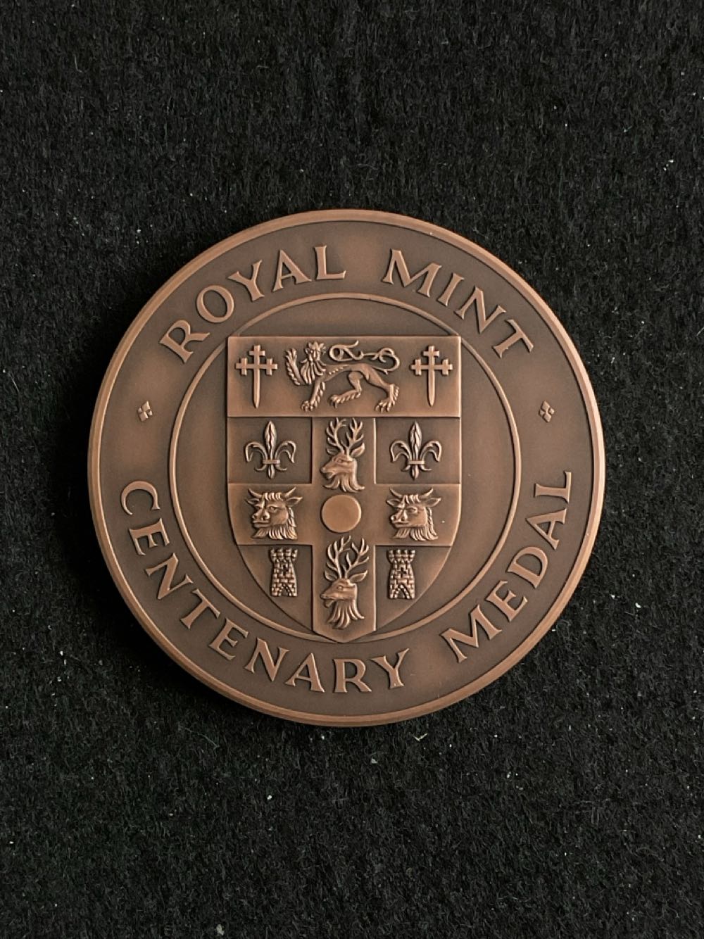 Millennium Of The Office Of High Sheriff Medal  coin collectible - Main Image 2