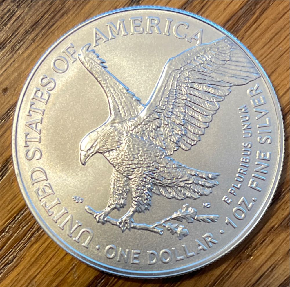 2025 US Mint American Eagle One Ounce Silver Uncirculated  coin collectible - Main Image 2