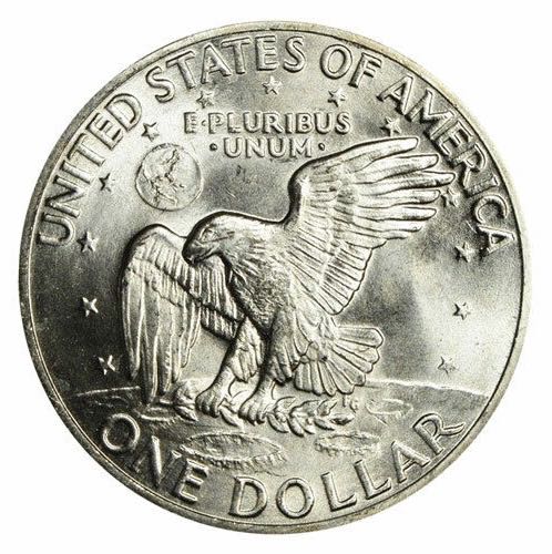 Eisenhower Dollar 1971 S  coin collectible - Main Image 2
