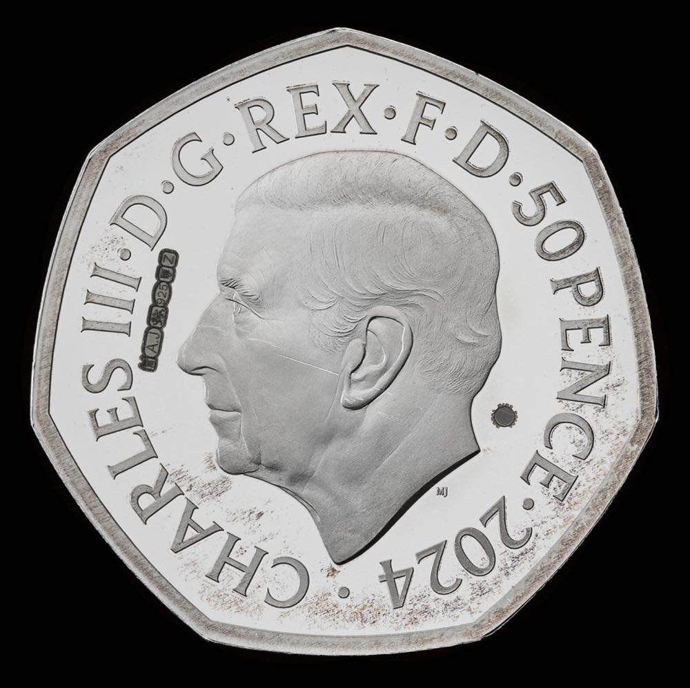 Team GB and ParalympicsGB 2024 50p Silver Proof Trial Piece  coin collectible - Main Image 2