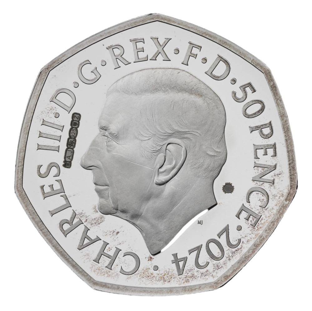 Team GB and ParalympicsGB 2024 50p Silver Proof Trial Piece  coin collectible - Main Image 4