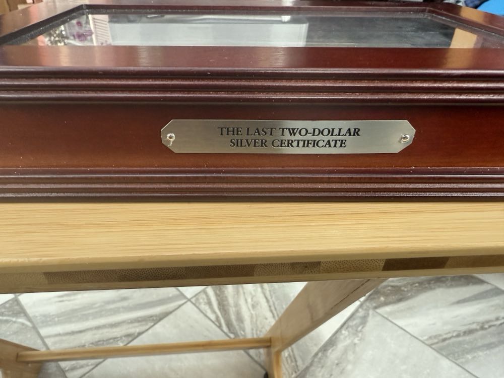 Last Two Dollar Silver Certificate 1899  coin collectible - Main Image 2