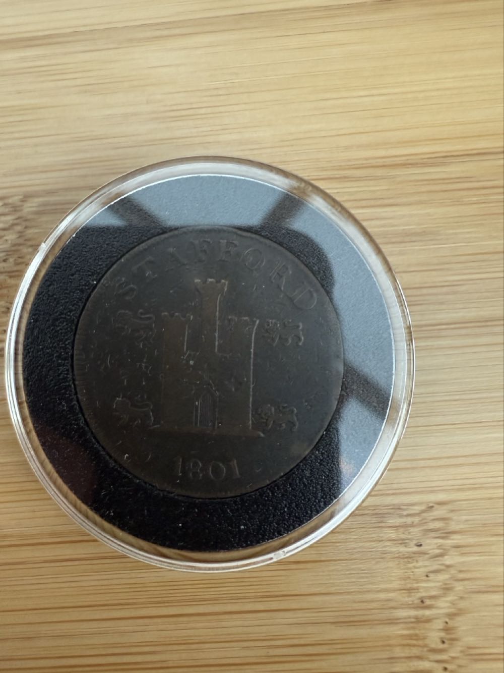 Stafford Copper Penny 1801  coin collectible - Main Image 2