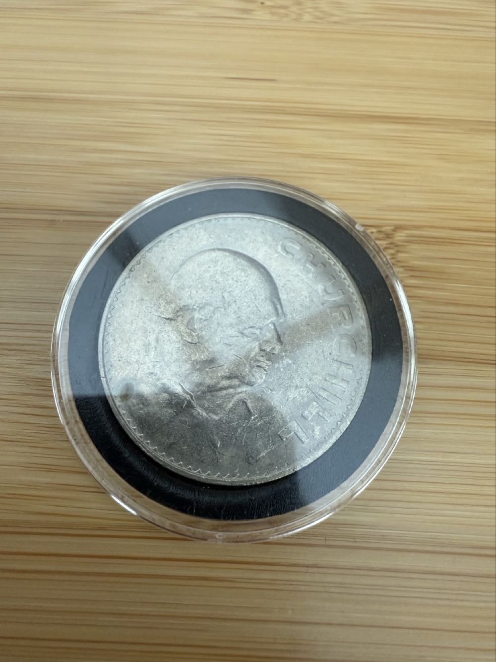 Great Britain Crown Churchill 1965  coin collectible - Main Image 2