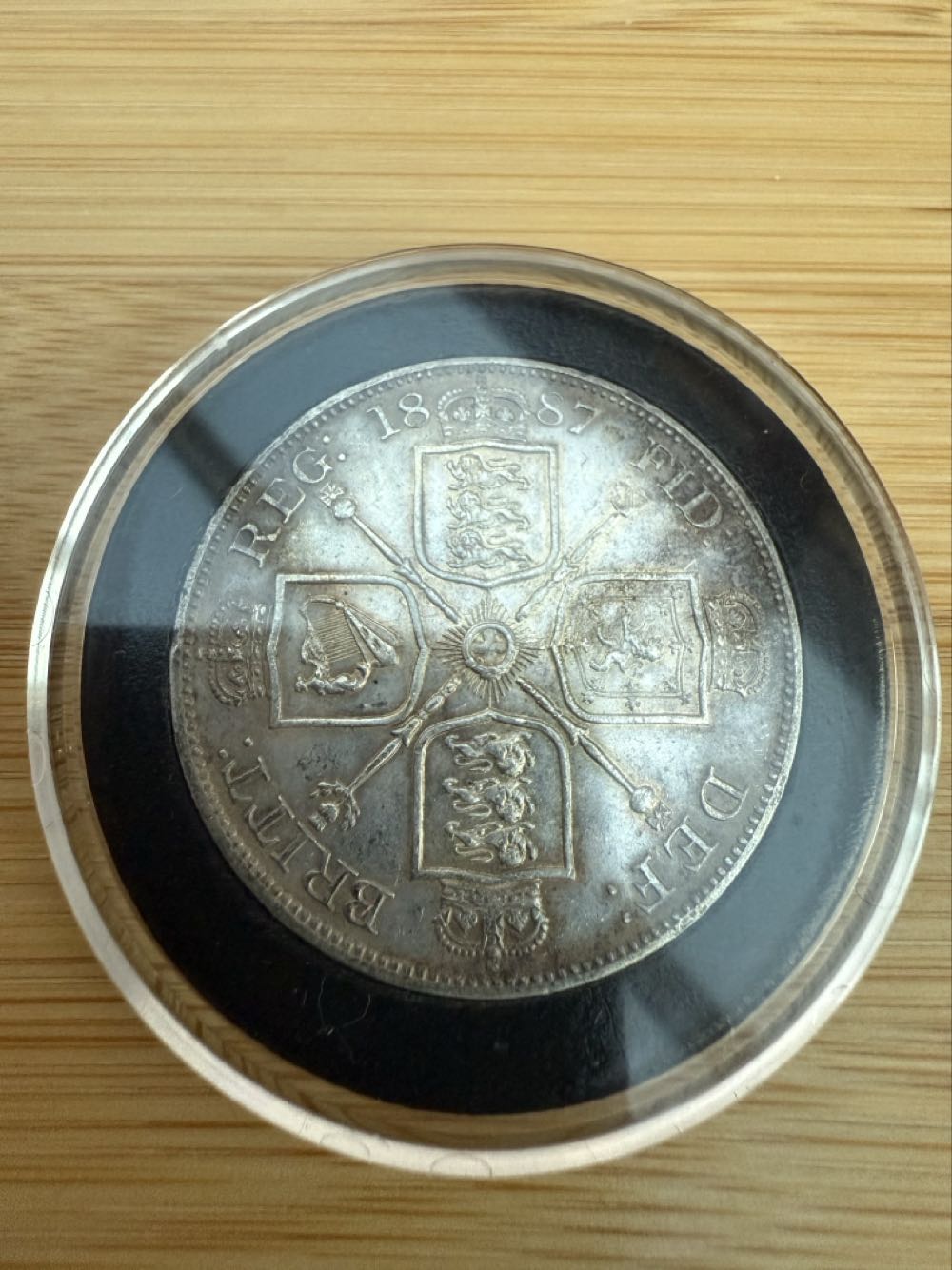 Queen Victoria Silver Half Crown 1887  coin collectible - Main Image 2