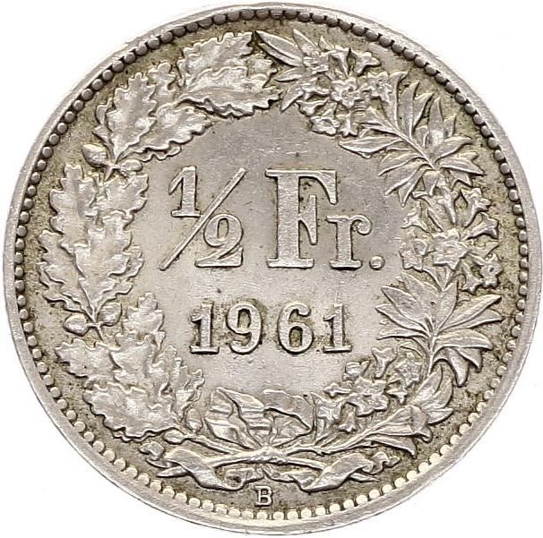 Helvetia | 1967B ½CHF NGC  coin collectible - Main Image 2