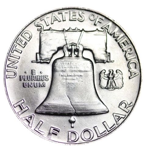 Franklin Silver Half Dollar 1959  coin collectible - Main Image 2