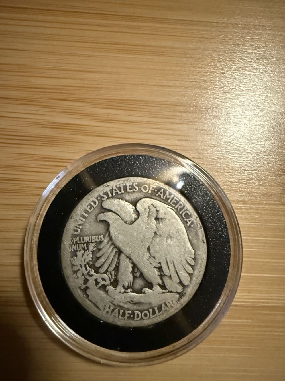 US Liberty Silver Hald Dollar 1918  coin collectible - Main Image 2