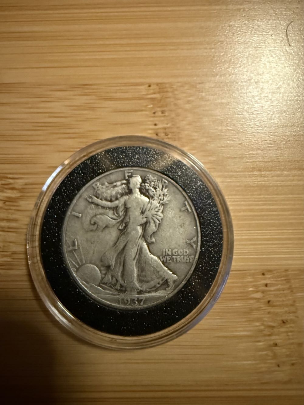 US Liberty Silver Half Dollar 1937  coin collectible - Main Image 2