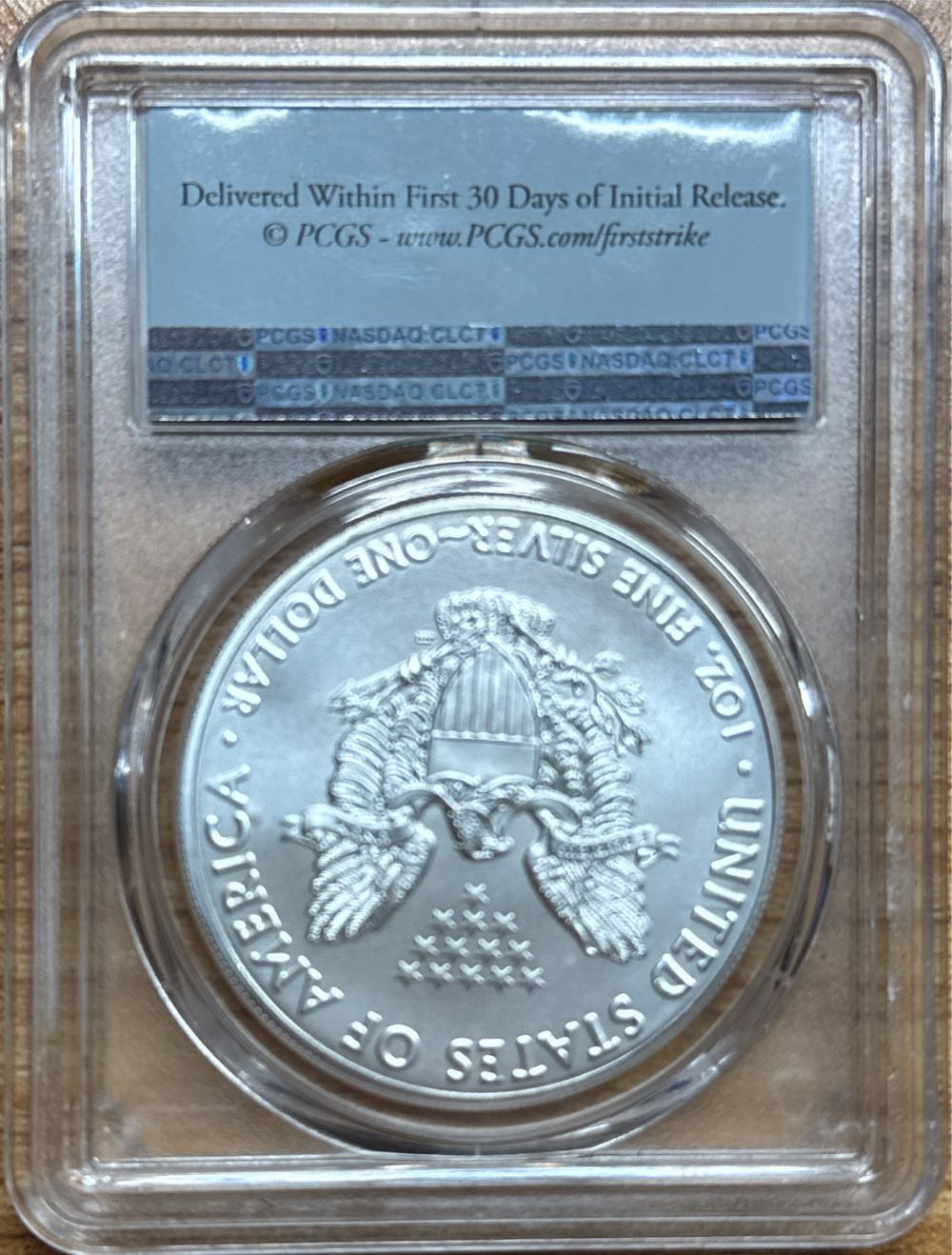 2020 Silver Eagle MS70  coin collectible - Main Image 2