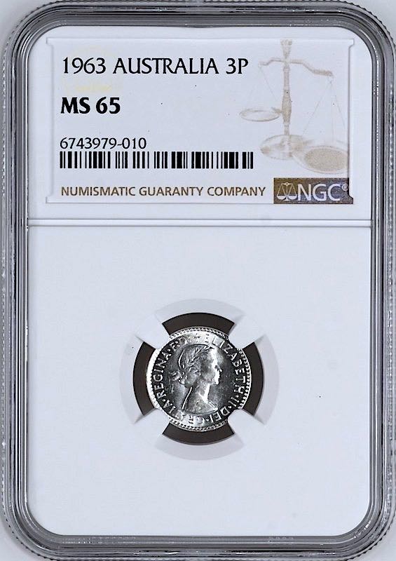 3Pence | 1963 NGC  coin collectible - Main Image 3