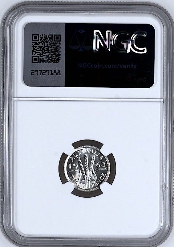 3Pence | 1963 NGC  coin collectible - Main Image 4