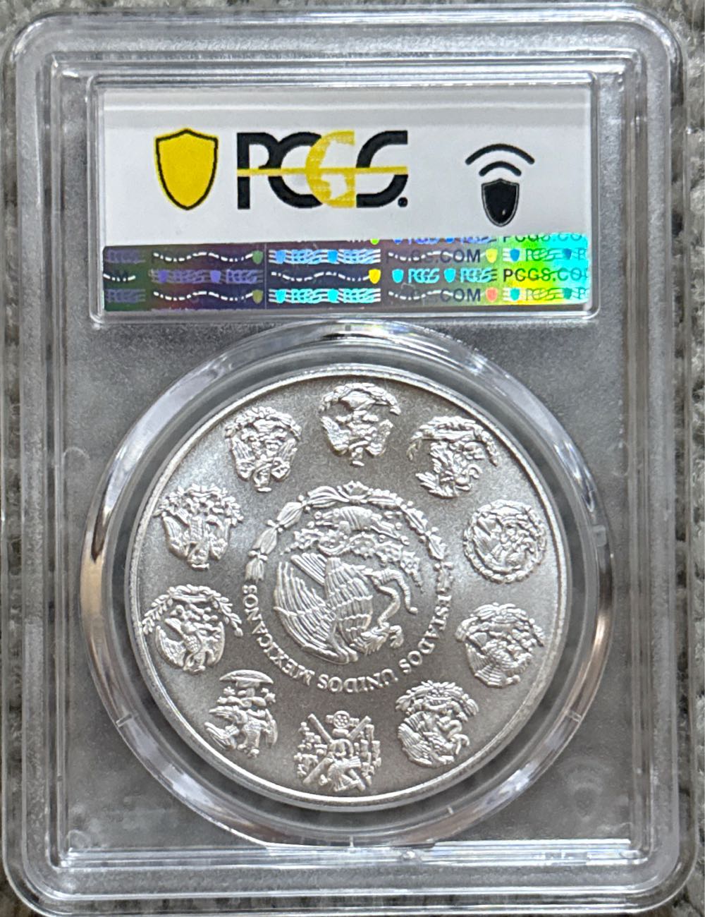 2024 Mexico Onza Silver Libertad MS70 First Say Of Issue  coin collectible - Main Image 2