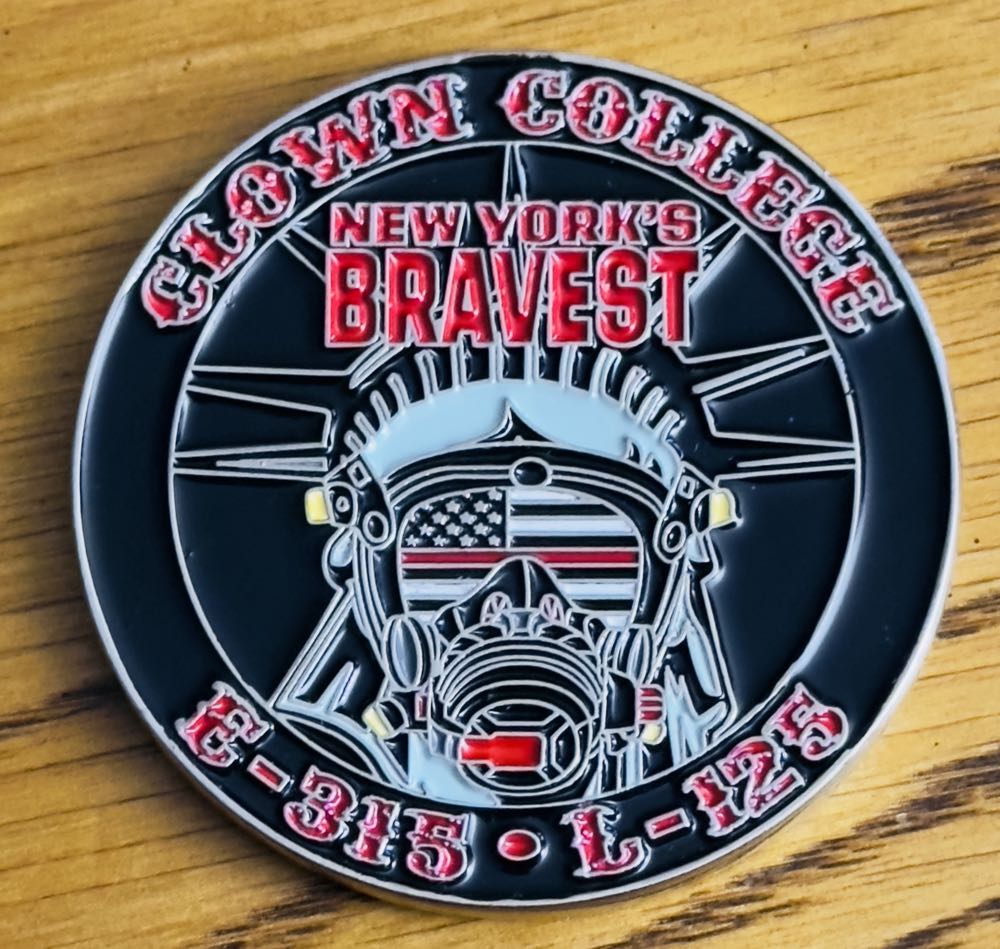 FDNY E315 / L125  coin collectible - Main Image 2