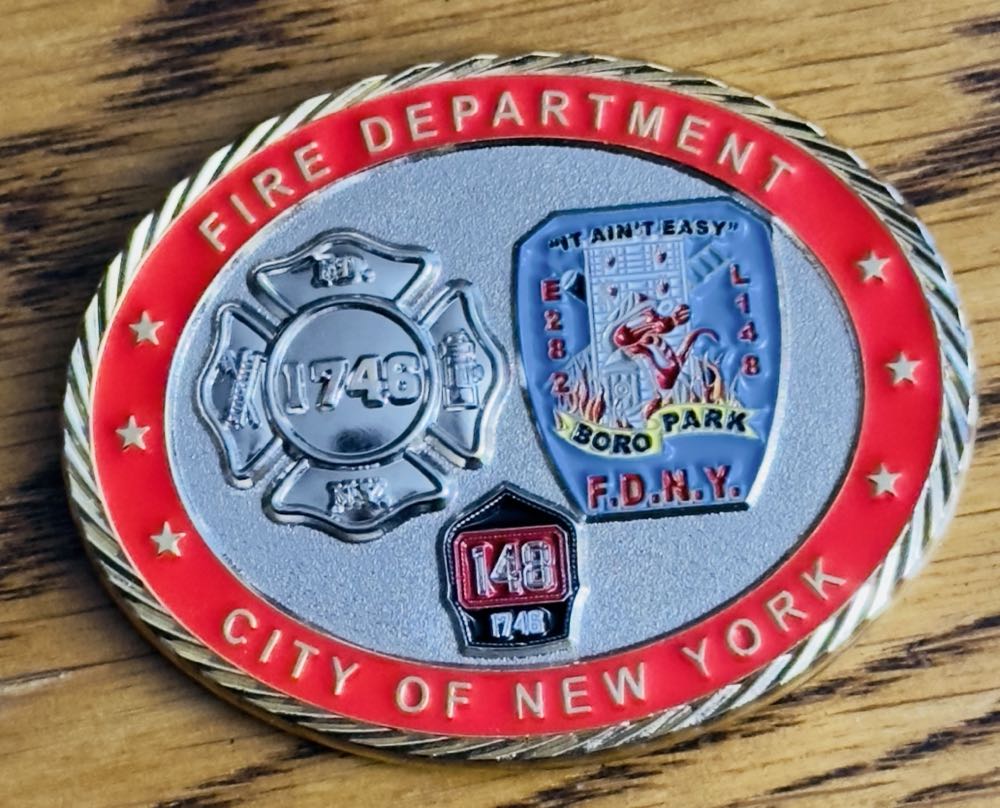 FDNY Lt. Maiello Memorial  coin collectible - Main Image 2