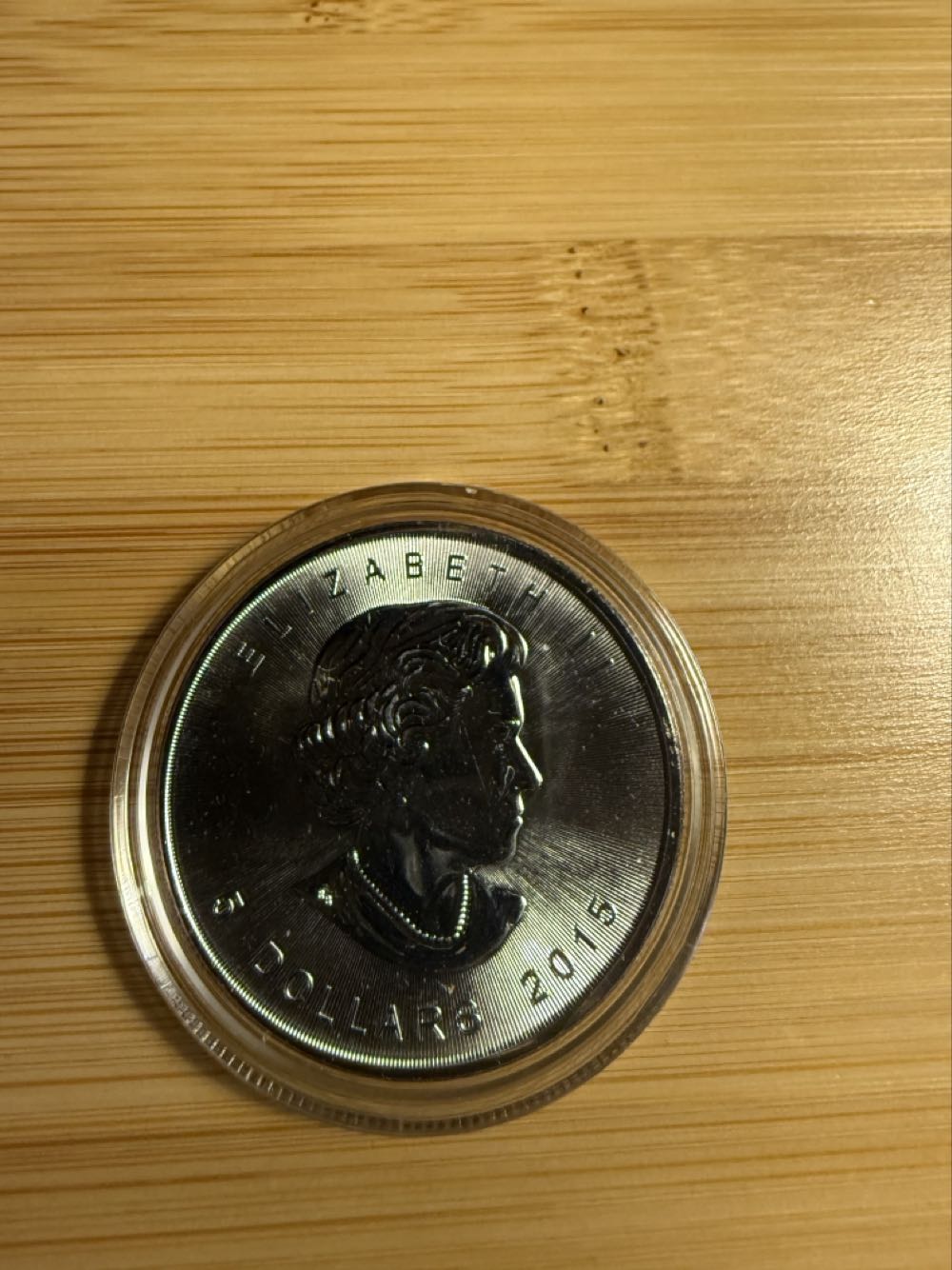 Canada Silver Maple Leaf  5 Dollar 2015  coin collectible - Main Image 2