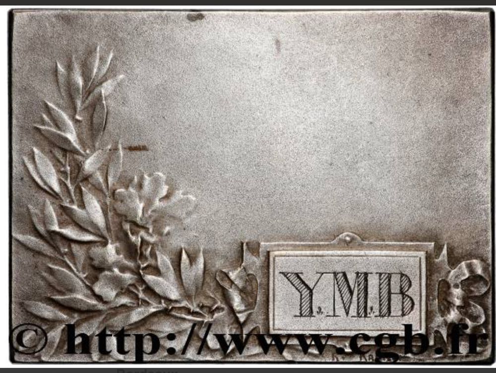 Societe des Yachts Modeles de Bordeaux Plaque  coin collectible - Main Image 2