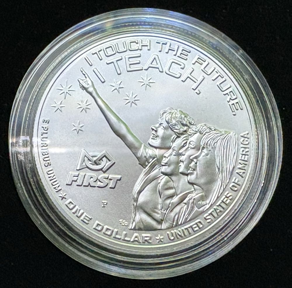 2021 Christa Mcauliffe - Proof  coin collectible - Main Image 2