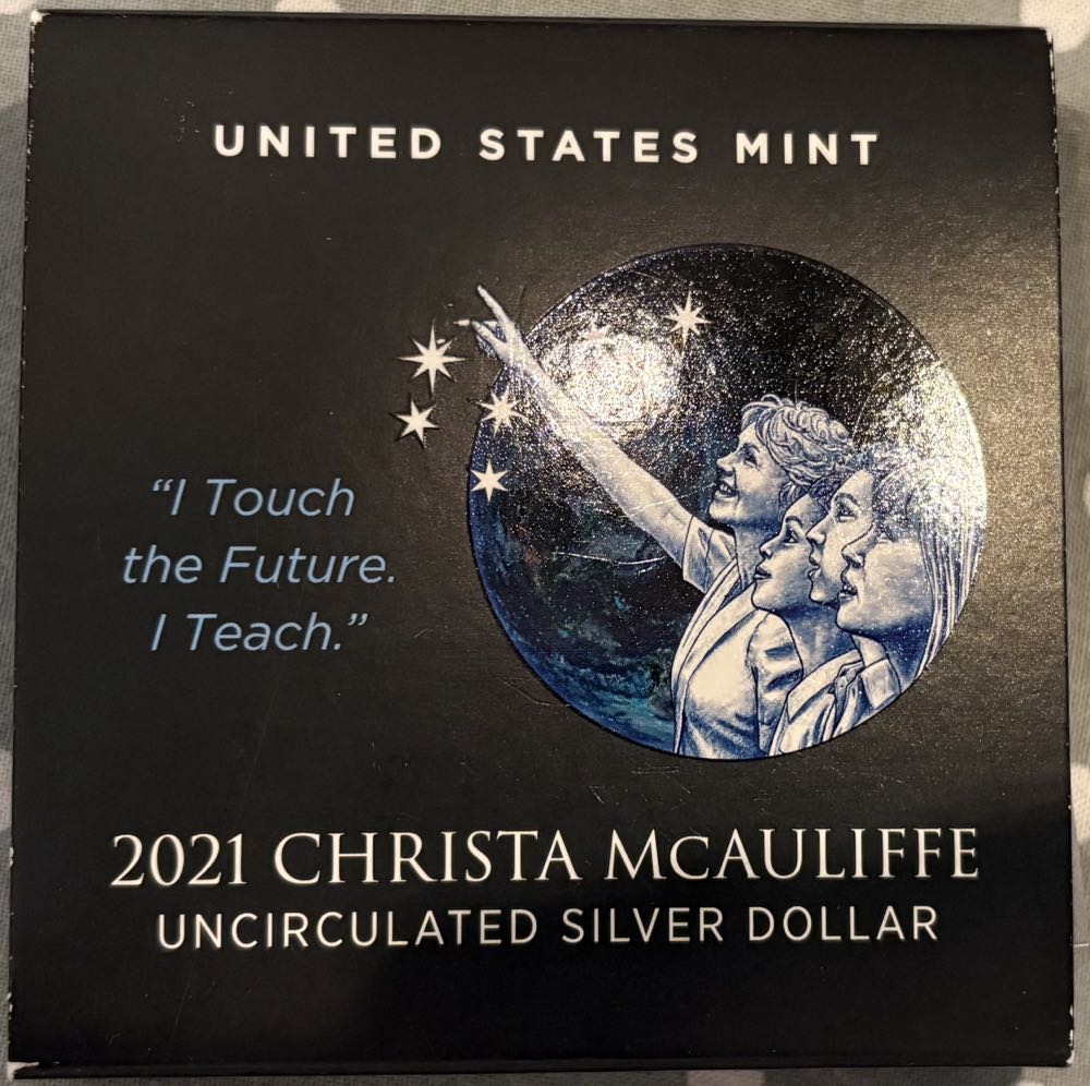 2021 Christa Mcauliffe - Proof  coin collectible - Main Image 3