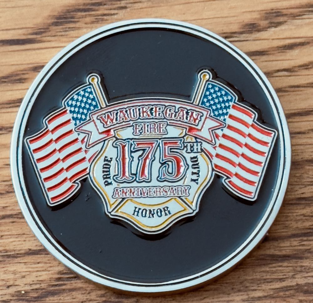 Waukegan, IL 175th Anniversary   coin collectible - Main Image 2