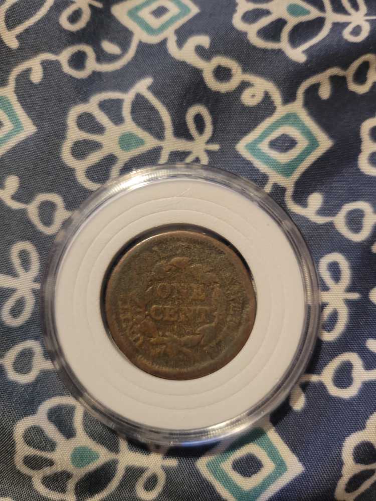 Large One Cent 1850  coin collectible - Main Image 2
