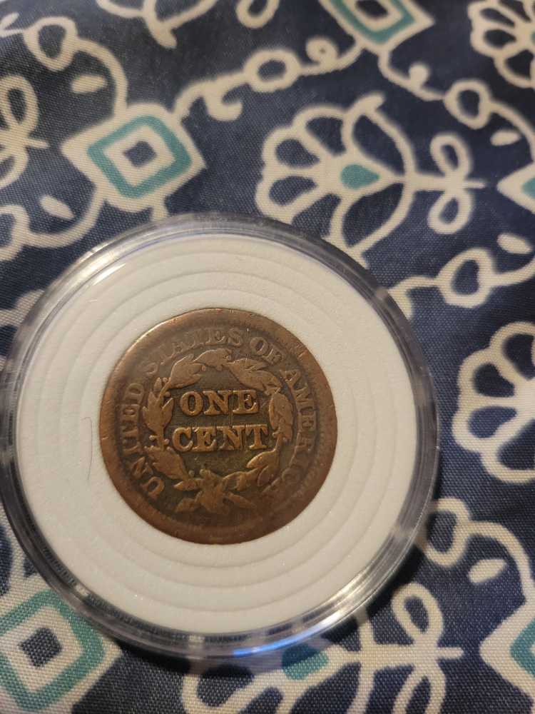 Large One Cent 1851  coin collectible - Main Image 2