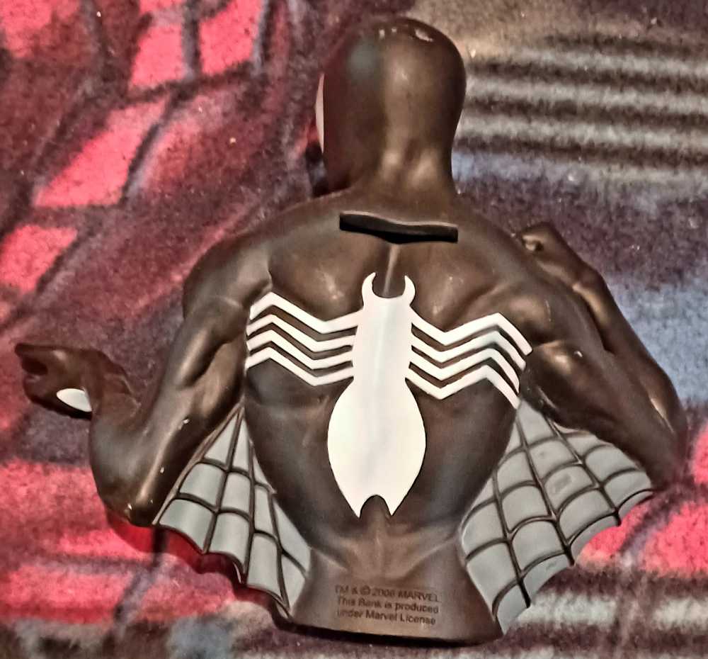Spider-man Black Suit Vinyl Bank  coin collectible - Main Image 2