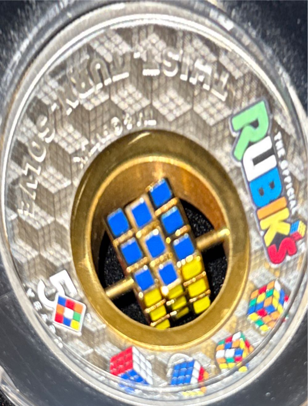 50 Years Of Rubiks 2oz Coin  coin collectible - Main Image 3