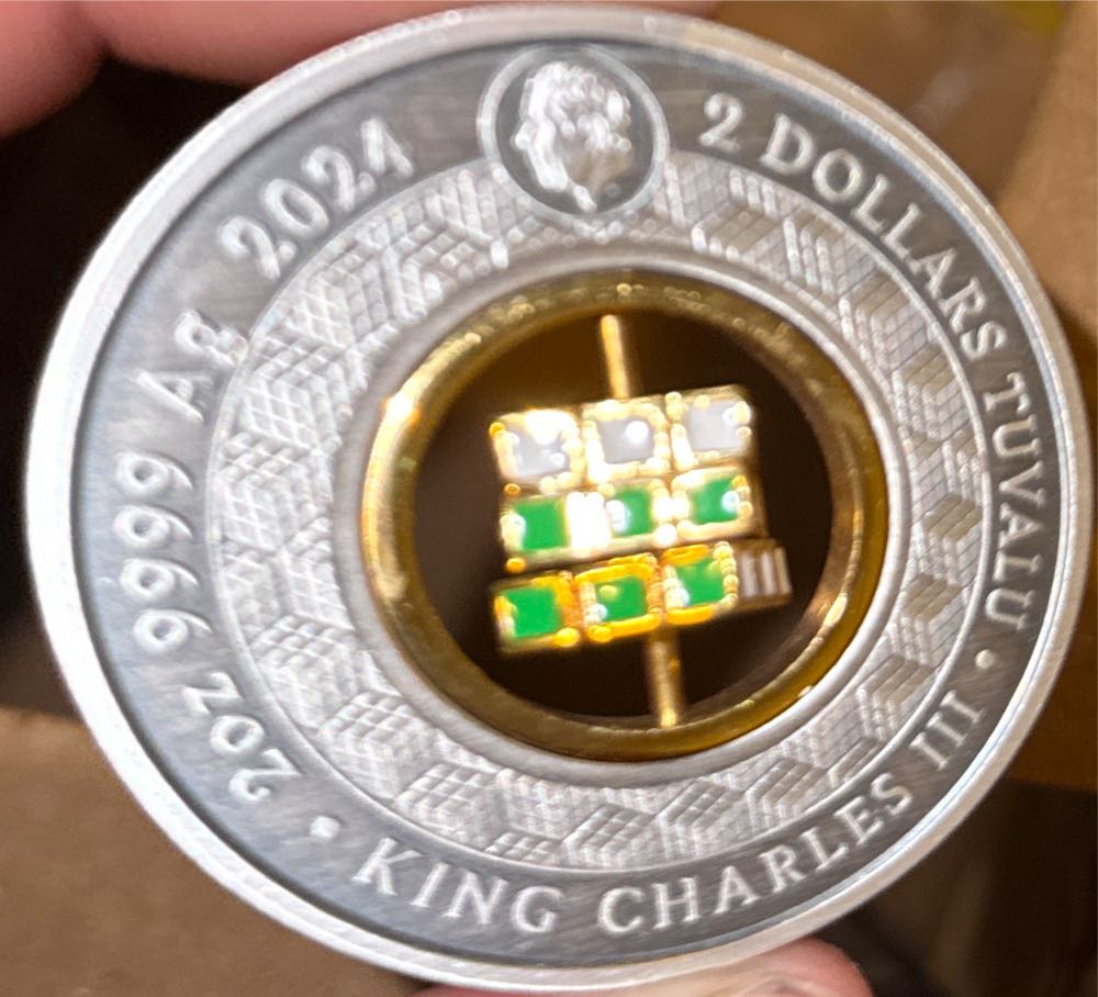 50 Years Of Rubiks 2oz Coin  coin collectible - Main Image 4