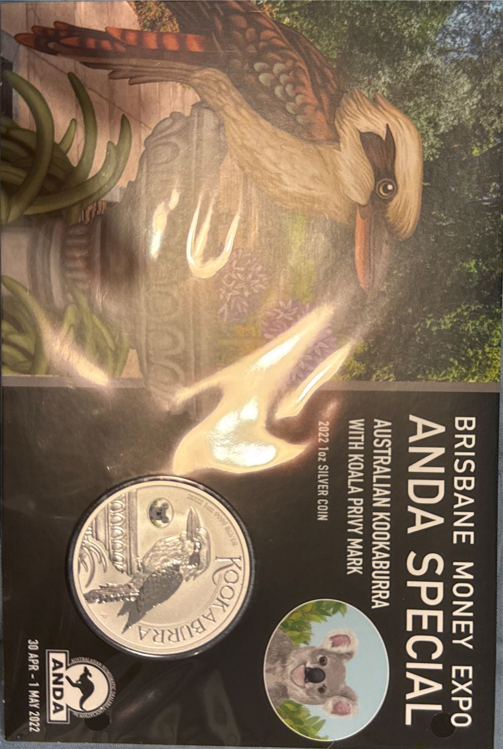 2022 1oz Kookaburra With Koala Privy  coin collectible - Main Image 2
