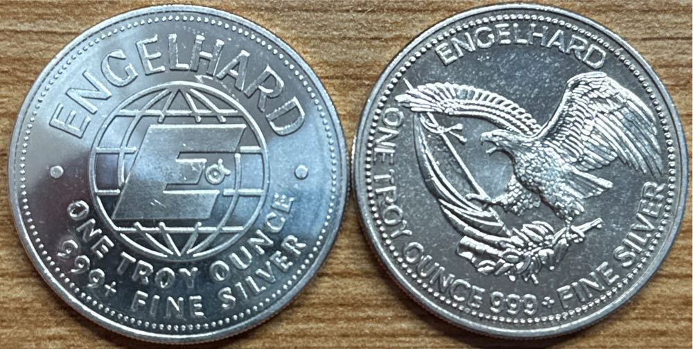 Engelhard Prospector Round  coin collectible - Main Image 2
