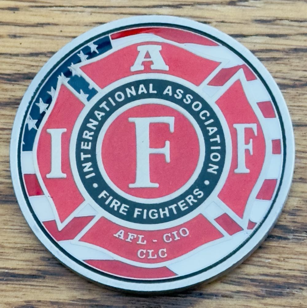Boeing Fire Drpartment (Silver)  coin collectible - Main Image 2