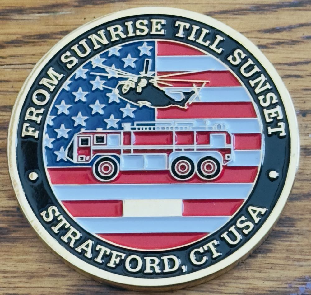Sikorsky Aircraft Fire Local I-68  coin collectible - Main Image 2