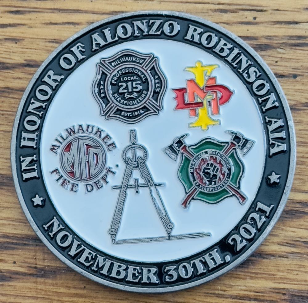 Milwaukee fire department headquarters  coin collectible - Main Image 2