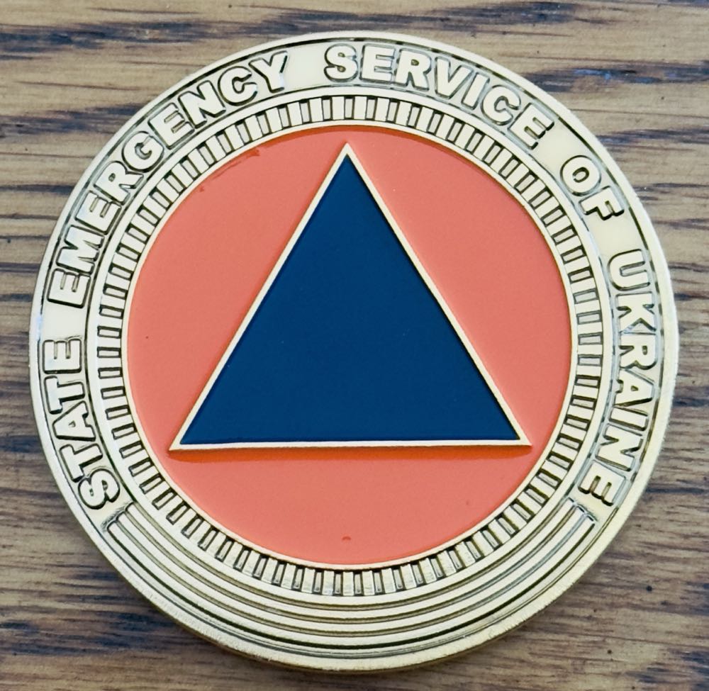 Ukrainian Fire Services  coin collectible - Main Image 2