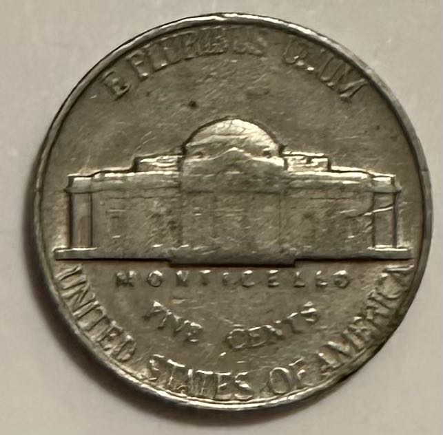 Nickel Jefferson 1963  coin collectible - Main Image 2
