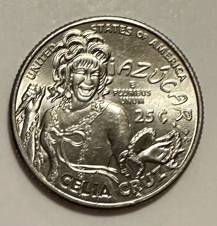 Quarter American Women- Celia Cruz  coin collectible - Main Image 2