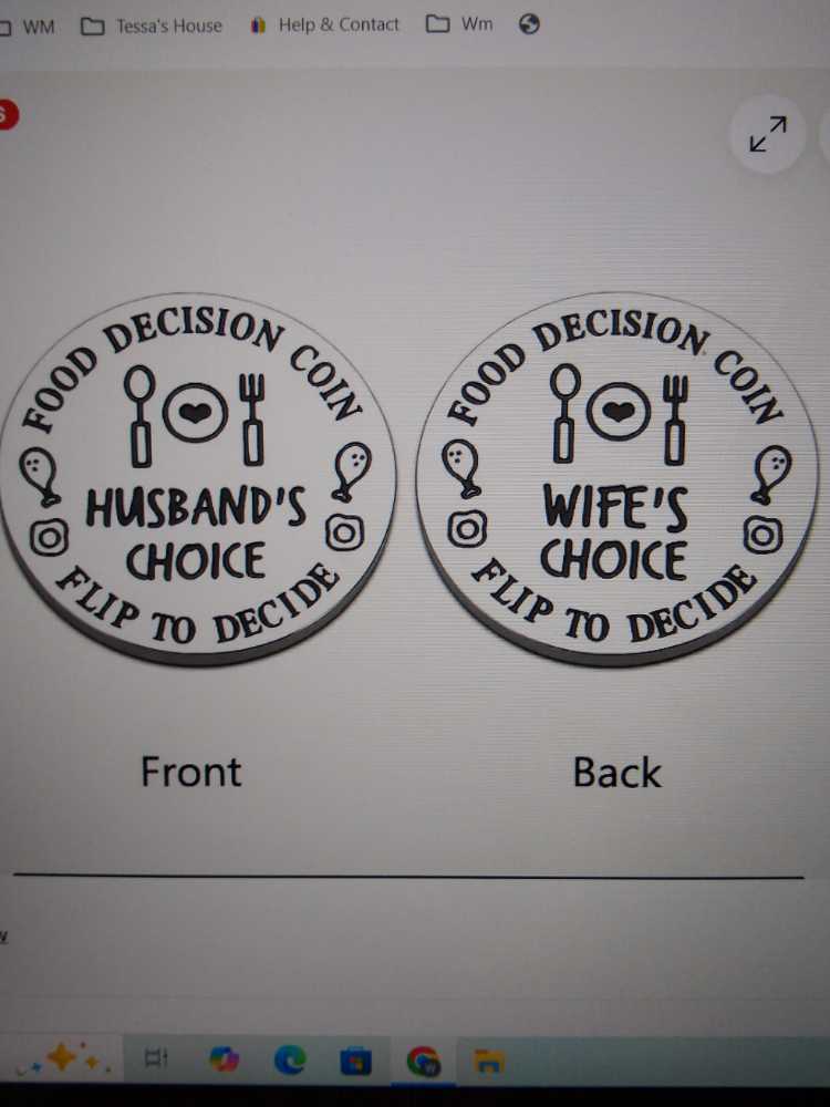 Medal Food Decision   coin collectible - Main Image 3