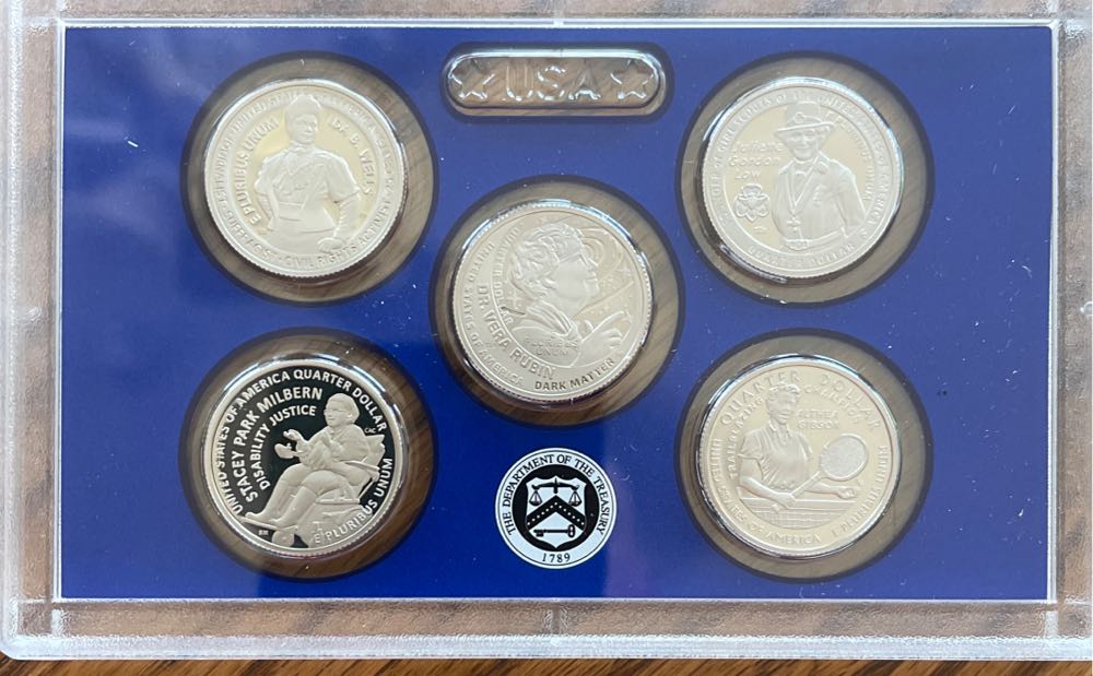 2025 U.S. Mint American Women Quarters Proof Set  coin collectible [Barcode 704786670012] - Main Image 2