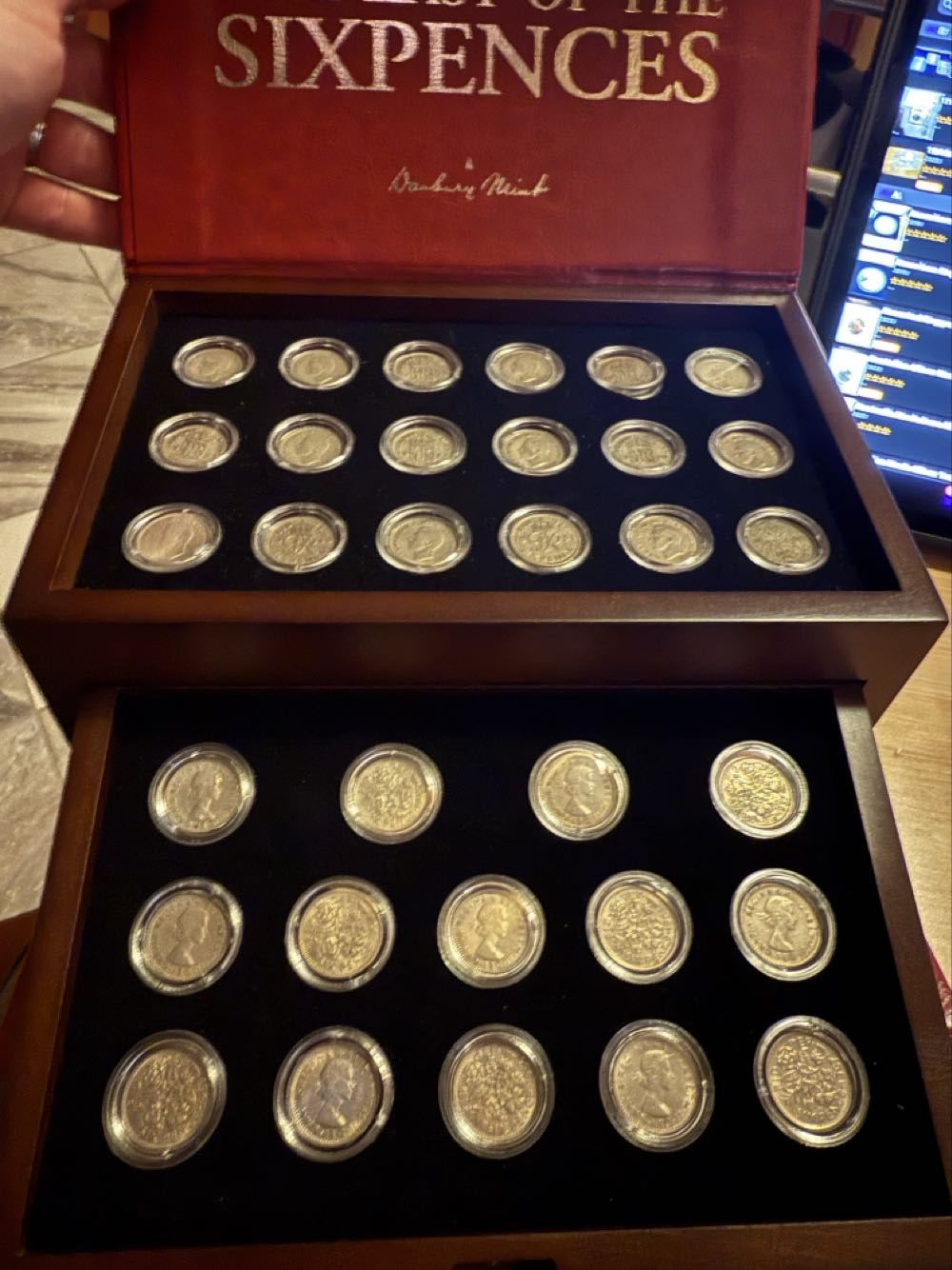 Six Pence Collection Danbury Mint  coin collectible - Main Image 2