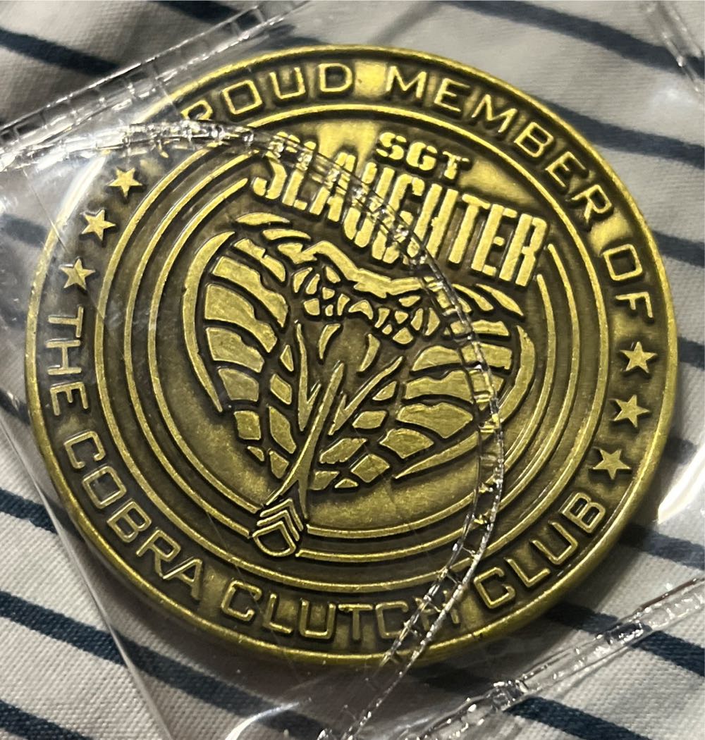 Sgt. Slaughter Cobra Clutch Club Member Coin  coin collectible - Main Image 2