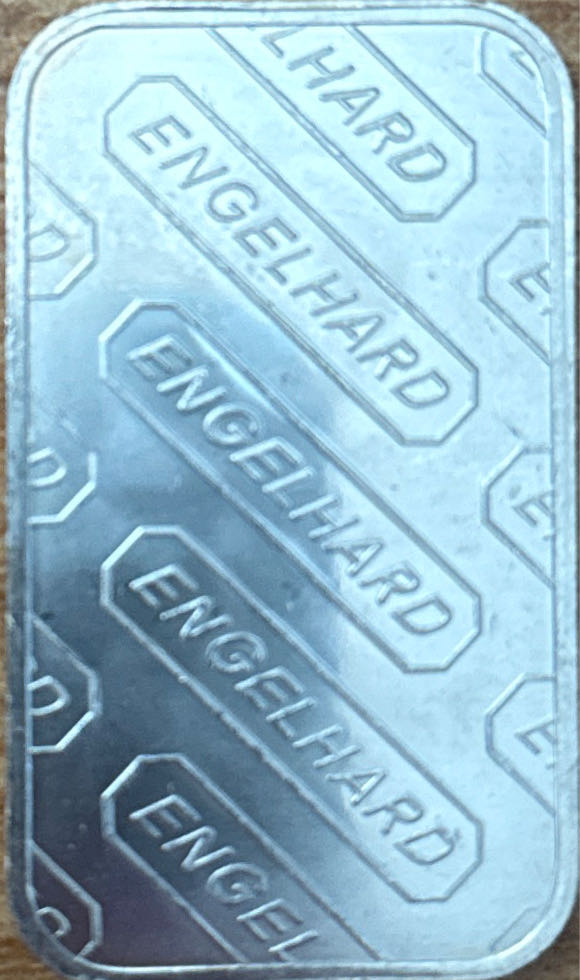 Engelhard Wide E Centered 1 oz Bar  coin collectible - Main Image 2