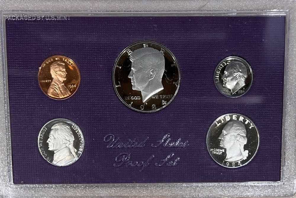 United States Proof Set 1984  coin collectible - Main Image 2