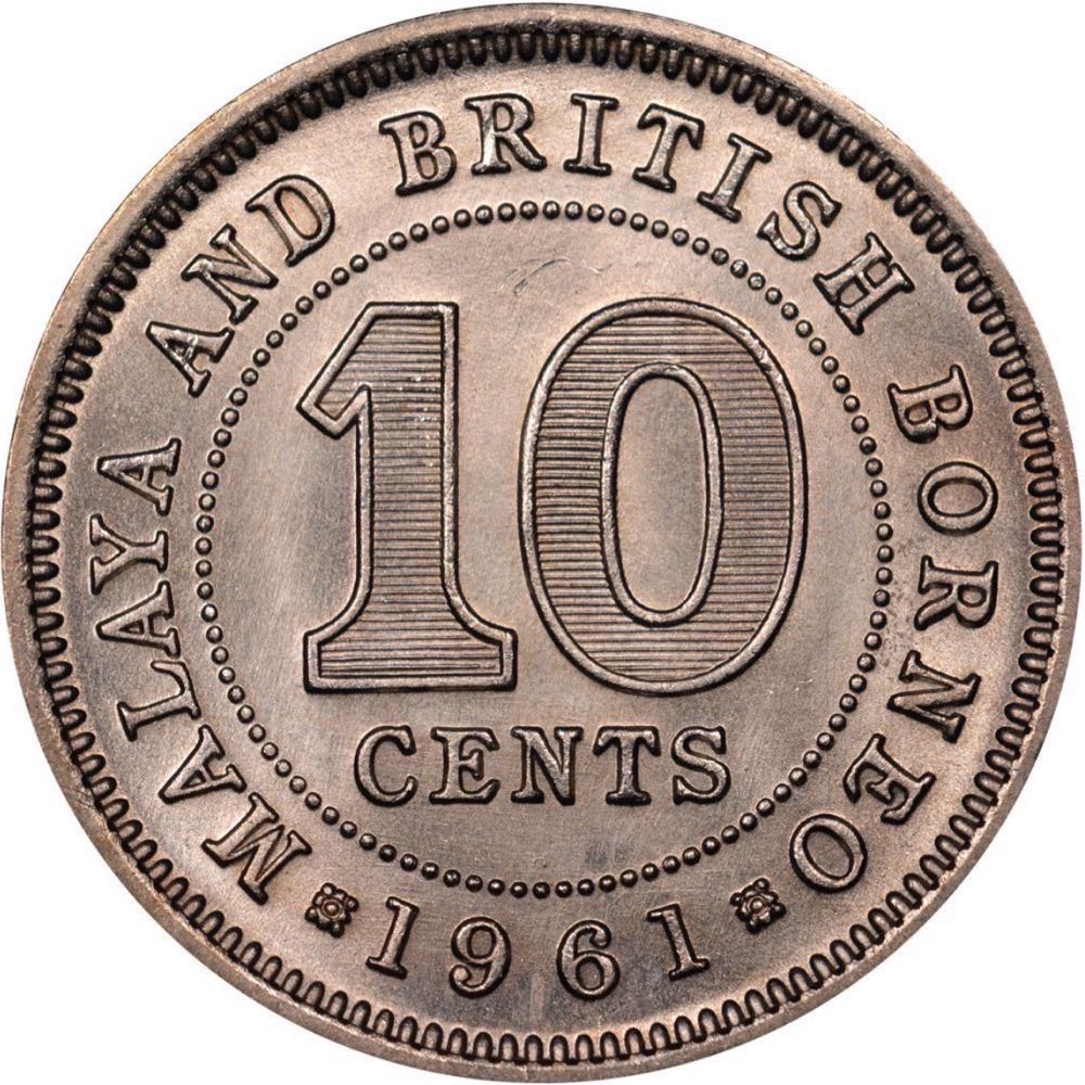 ¢10 | 1961KN Malaya  coin collectible - Main Image 2