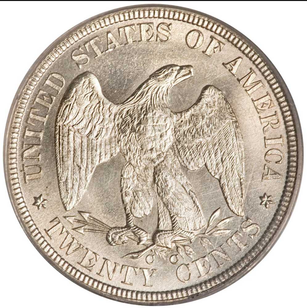 Twenty Cent Piece 1875-P  coin collectible - Main Image 2